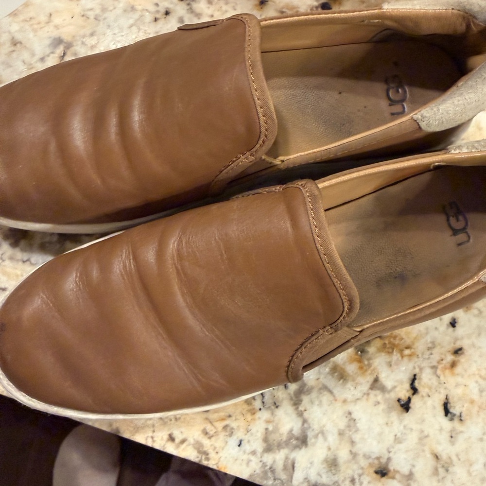 UGG Women’s Brown Slip-On Shoes 9